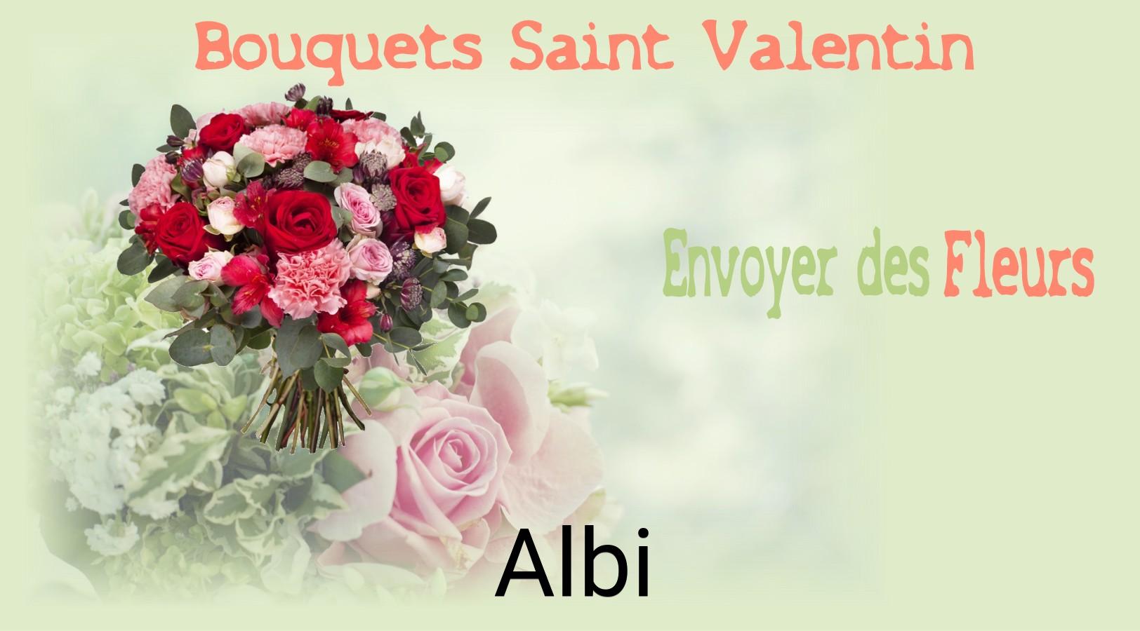 Roses de Saint-Valentin livrées à Albi